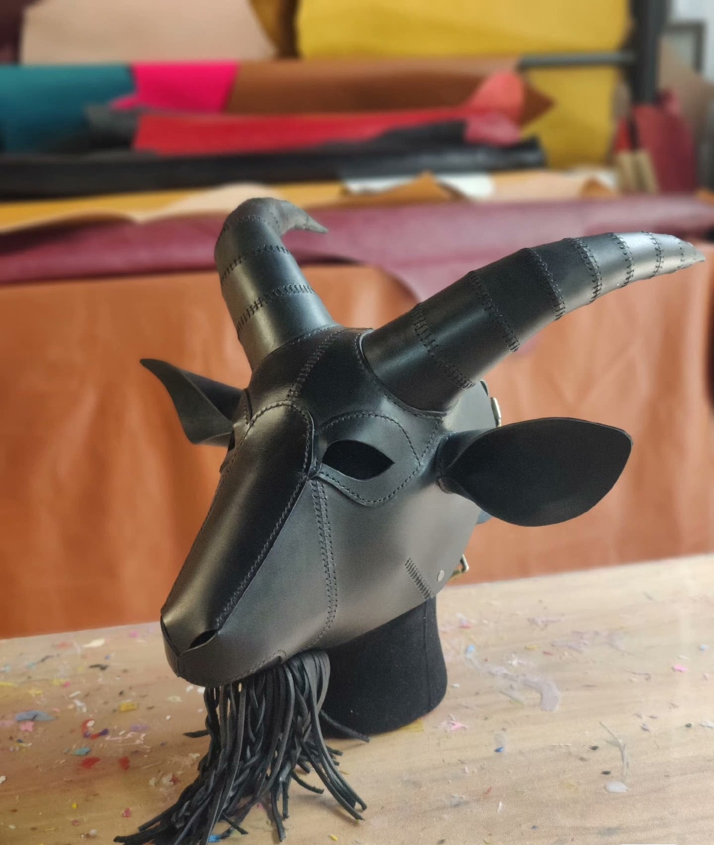 Goat head mask