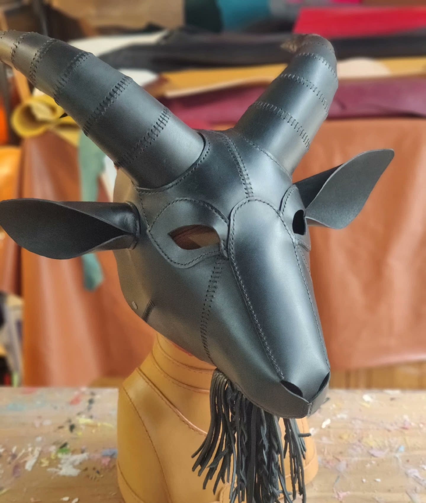 Goat head mask