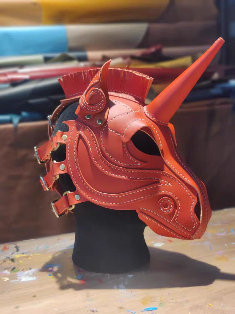 Horse head unicorn mask