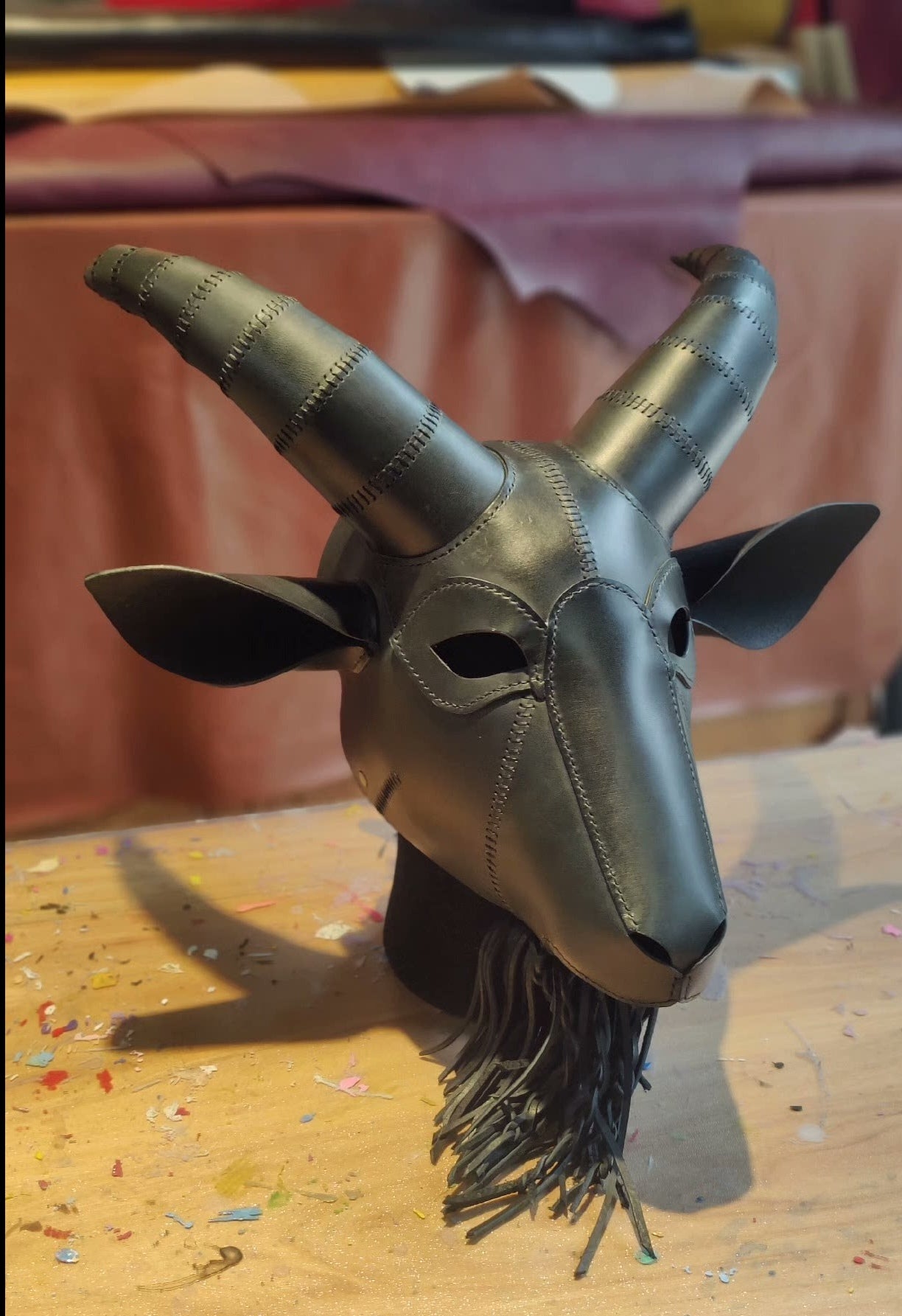 Goat head mask