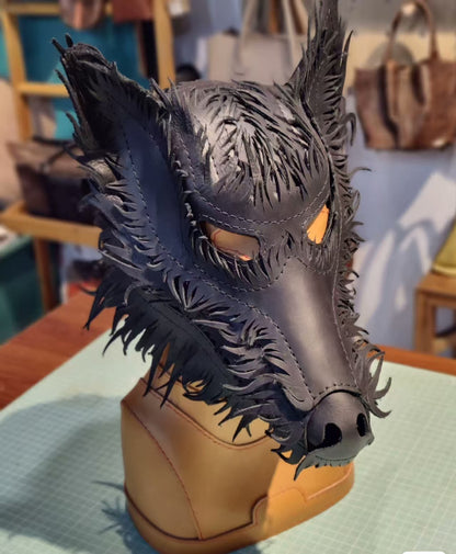 Wolf head mask