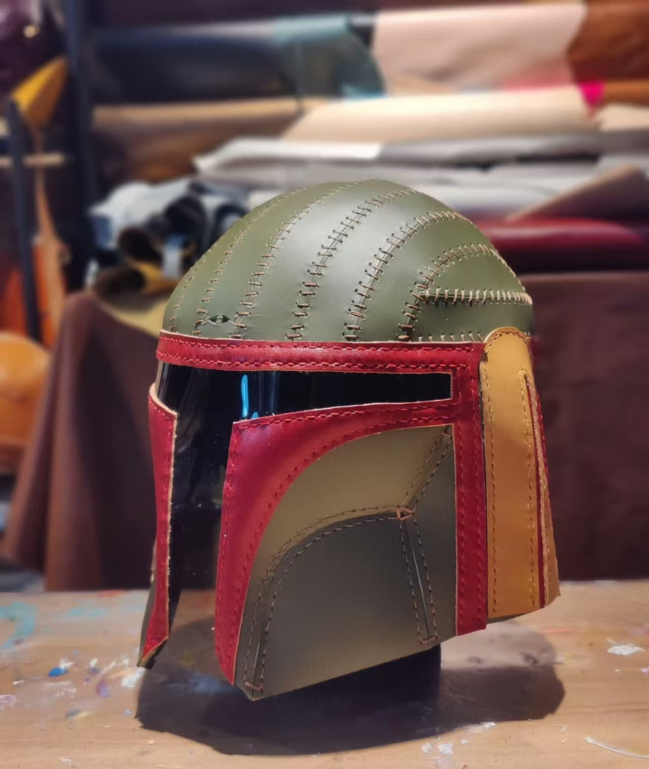 Ancient warrior helmet mask