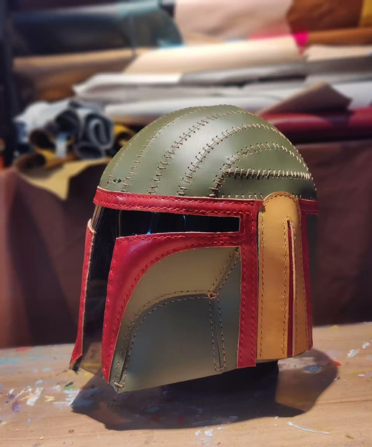 Ancient warrior helmet mask
