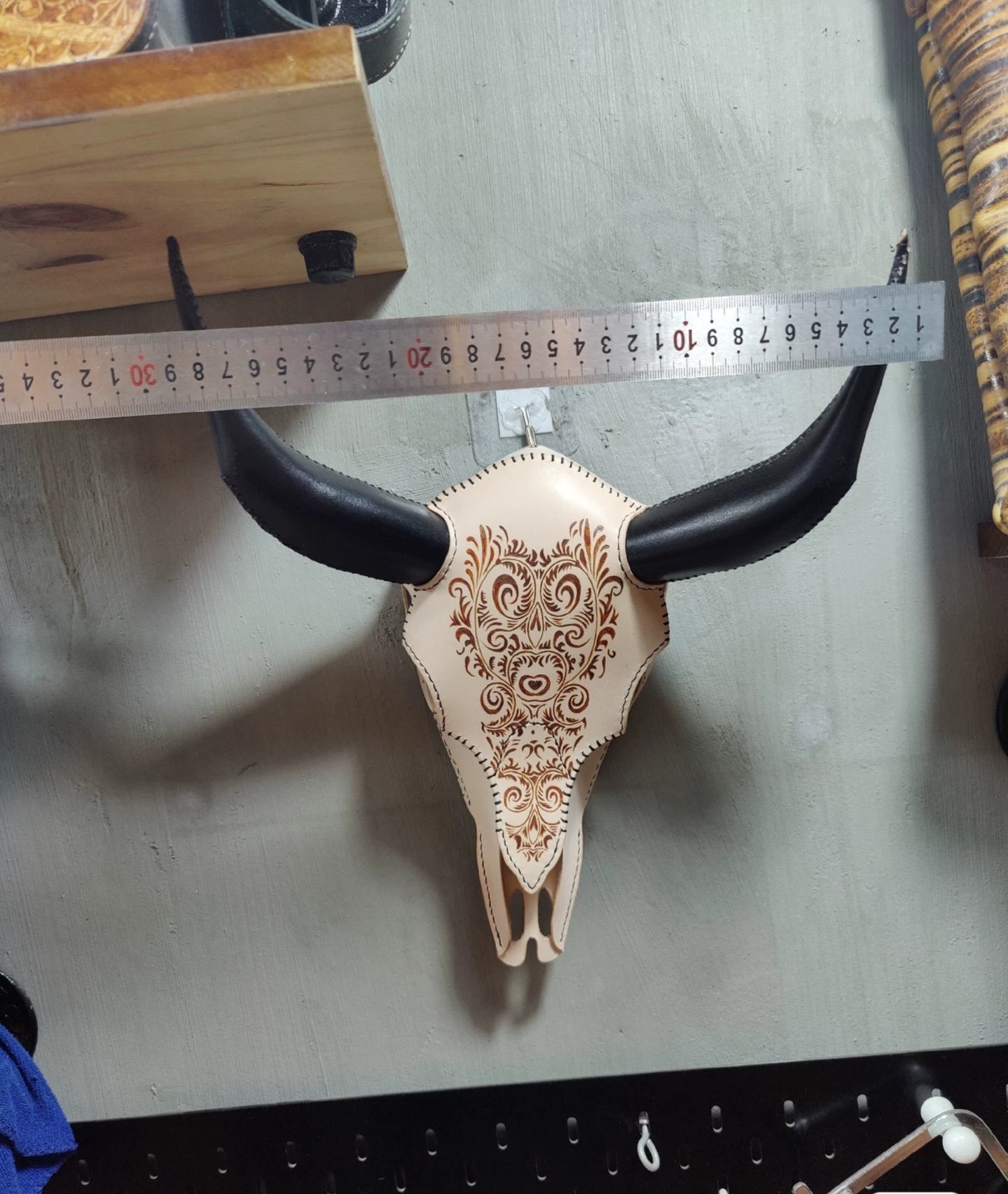 Bull head decoration
