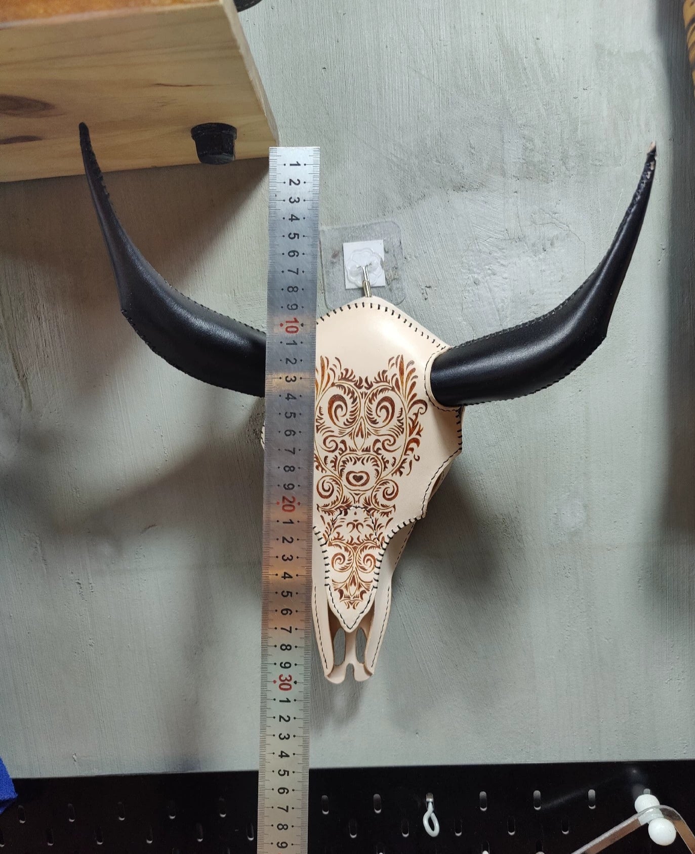 Bull head decoration