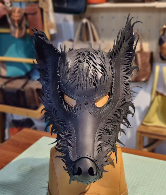 Wolf head mask
