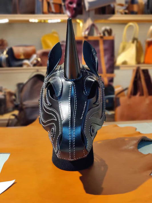 Horse head unicorn mask