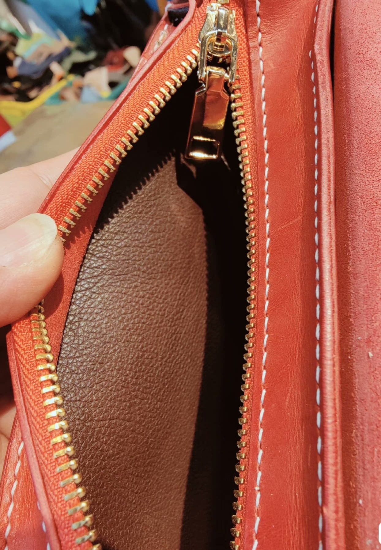 Handmade leather pyrography cat pattern bag