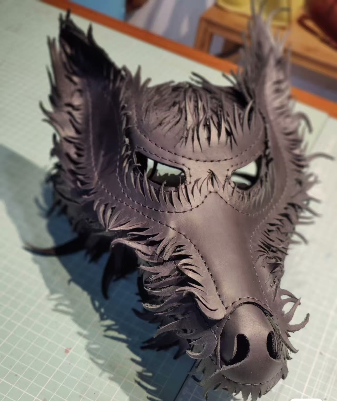 Wolf head mask