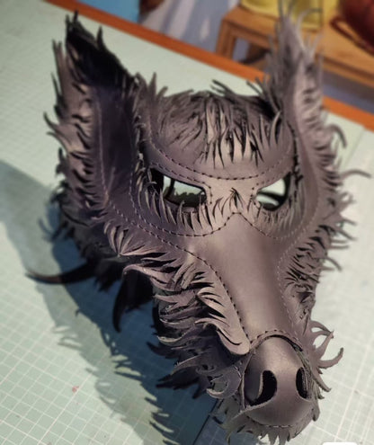 Wolf head mask