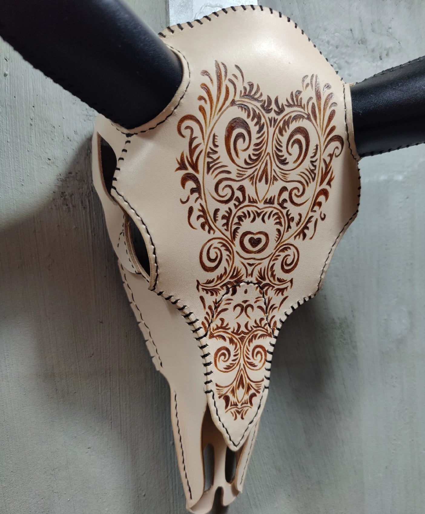 Bull head decoration