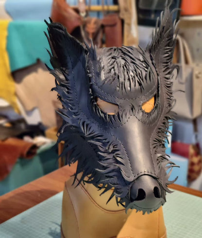 Wolf head mask