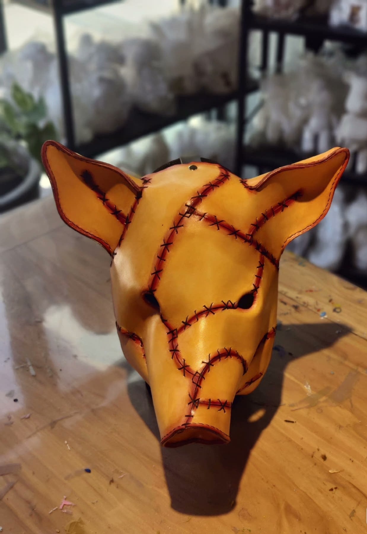 Pig head mask