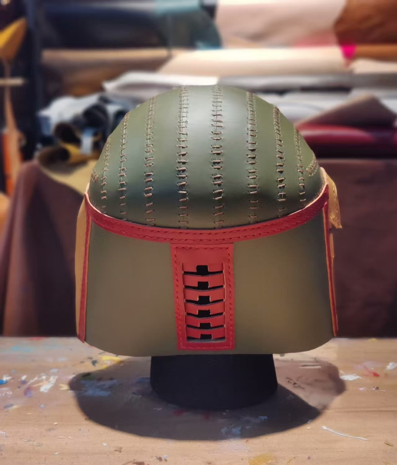 Ancient warrior helmet mask