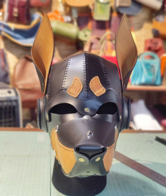 Dog head mask