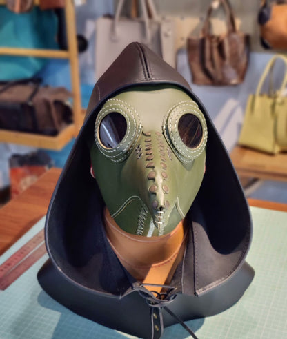 Plague Doctor Black Hood