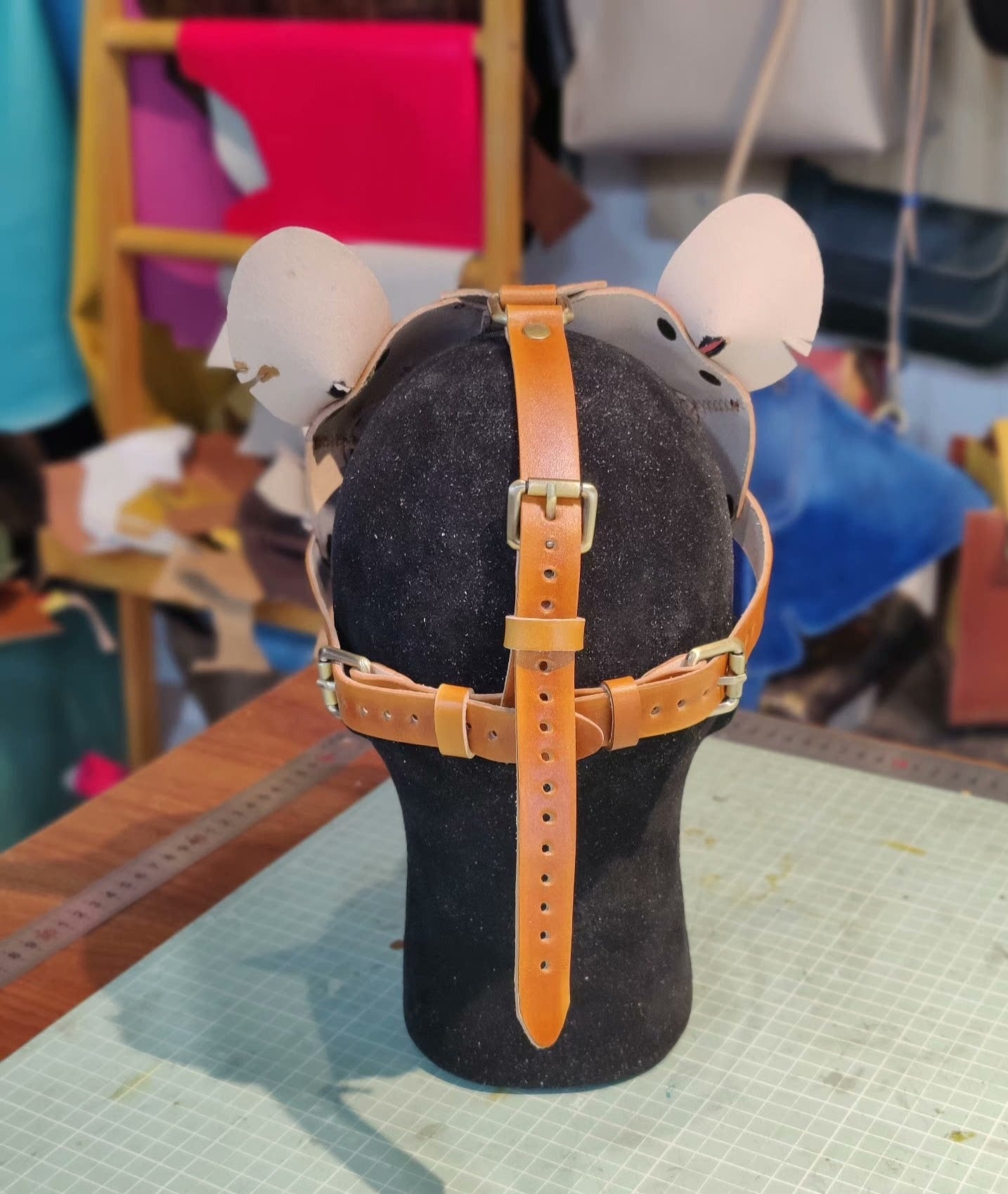 Leopard head mask