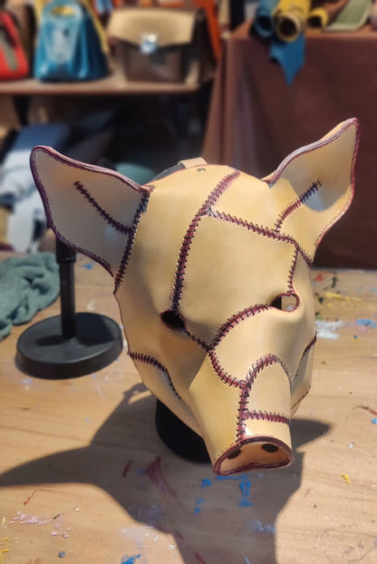 Pig head mask