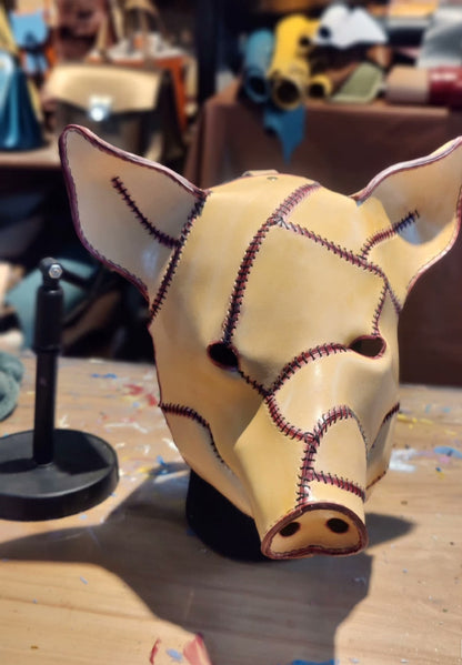 Pig head mask