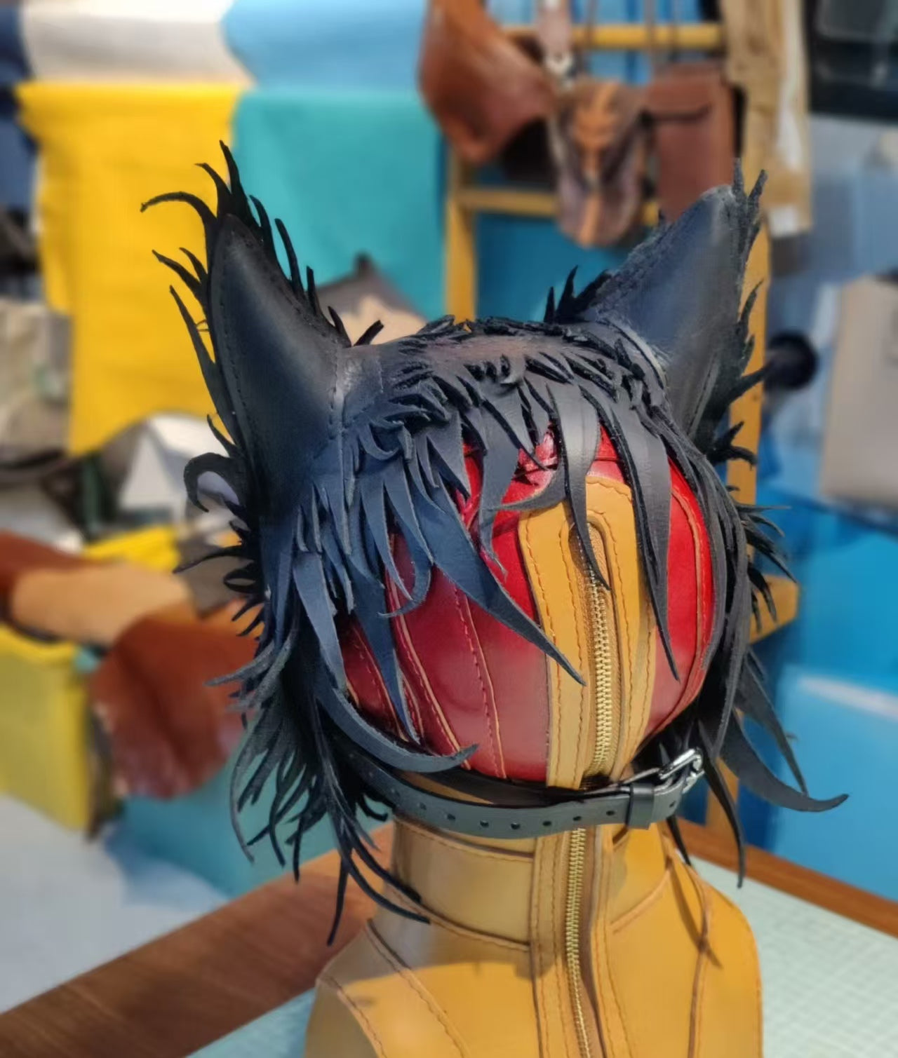 Wolf head mask
