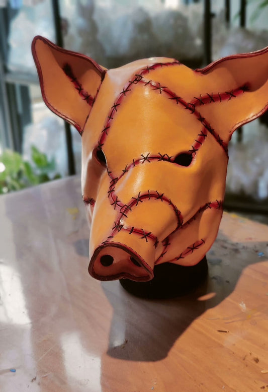 Pig head mask