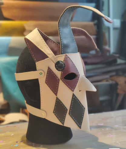 Poker Face Clown Mask