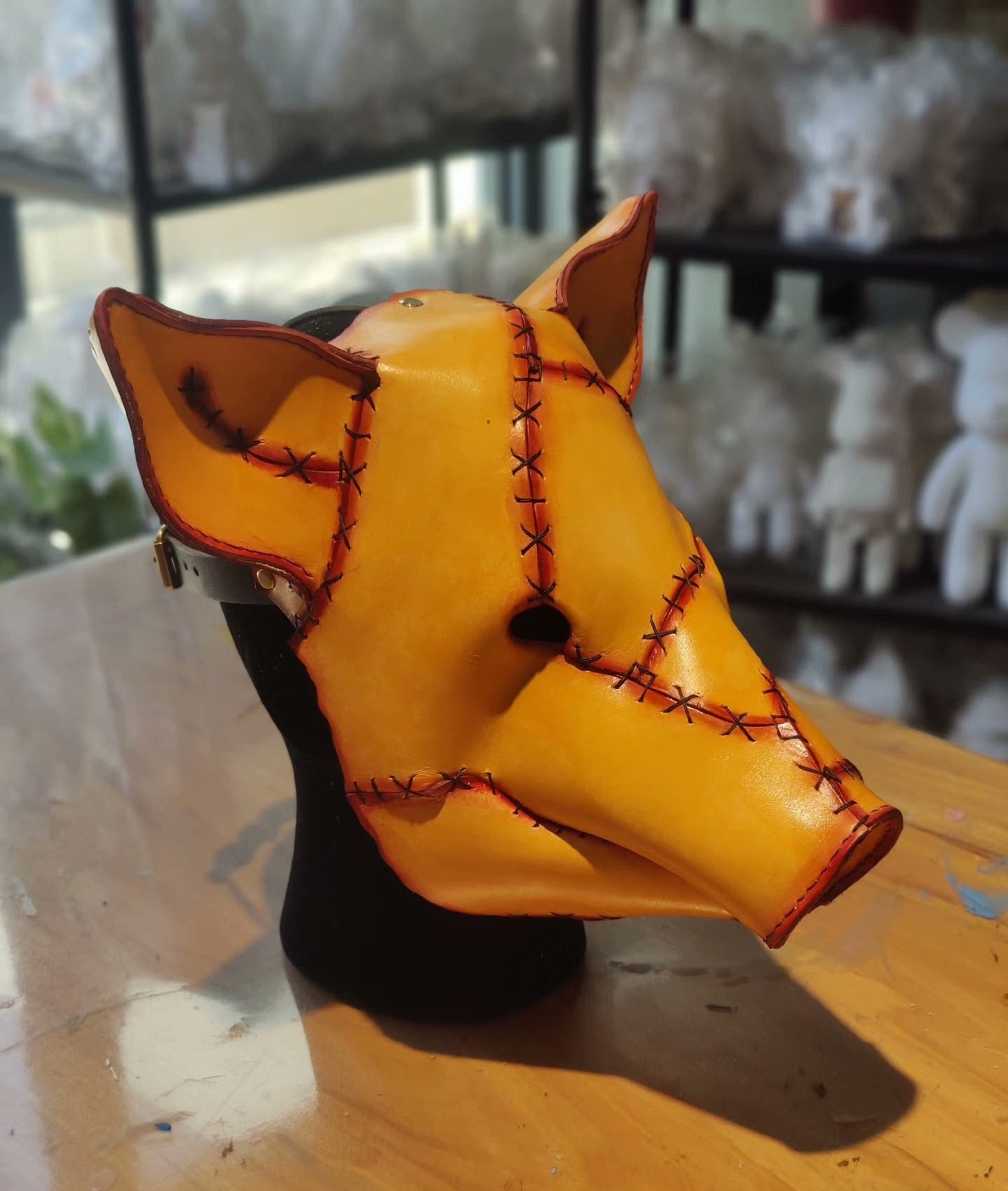 Pig head mask